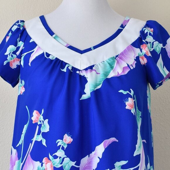 Vintage Hilo Hatties Hawaiian Mumu Dress - M - Picture 2 of 10